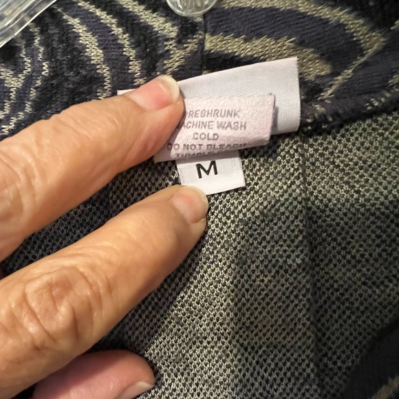 Habitat Clothes to Live In Cotton Blend Paisley Jacquard Swing Jacket, Sz M - Picture 7 of 9